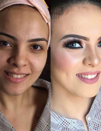دعاء العميرى ميك اب ارتيست doaa El Omery makeup artist قبل وبعد 3